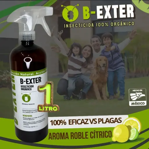 [01] Moscas y Cucarachas - B-EXTER® Insecticida Orgánico Líquido 1Lt 